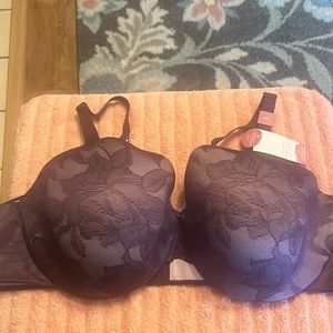 Purple Lace Cacique Bra, 48D